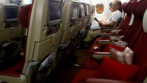 ジェットエアウェイズ機内