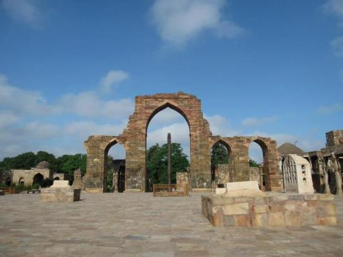 4世紀に造られた鉄柱