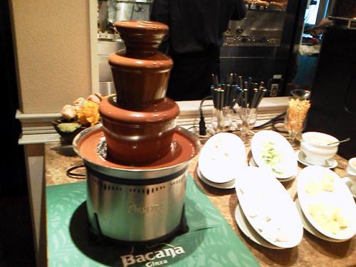 チョコレートファウンテン