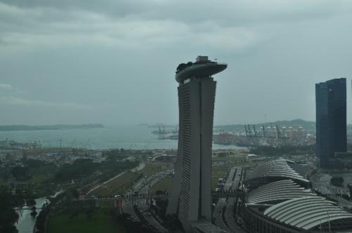 フライヤーからのマリーナベイサンズ