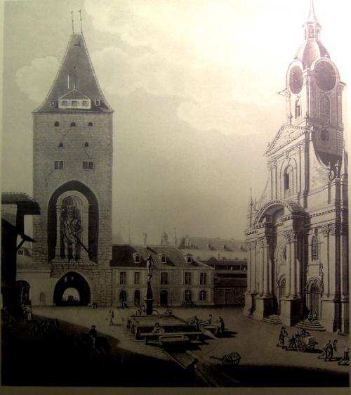 1818年頃のクリストフォロス門内側から