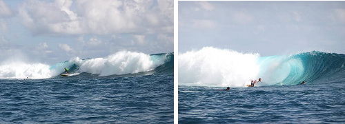 タヒチのサーフィン世界大会