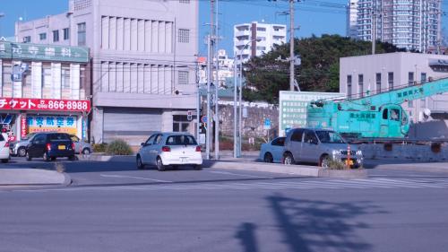 石垣が見えます