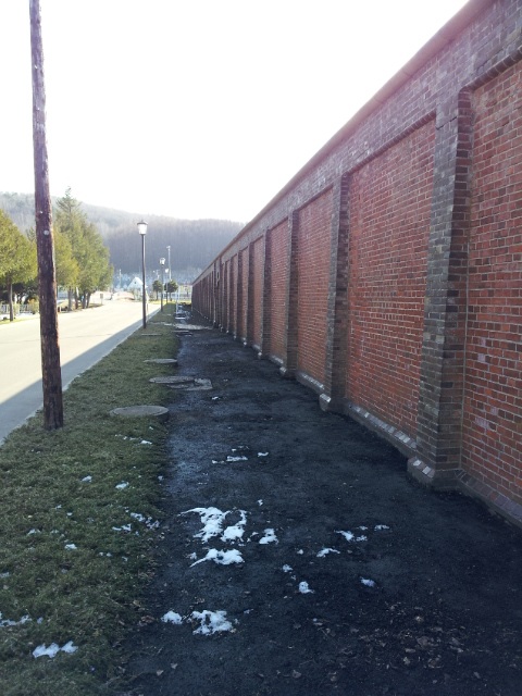 網走刑務所煉瓦壁