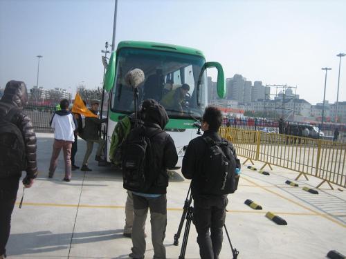 中華芸術宮でドキュメンタリー撮影２