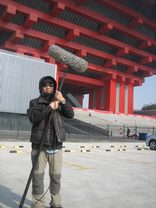 中華芸術宮でドキュメンタリー撮影５