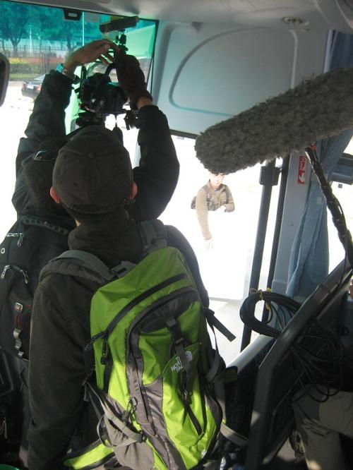 中華芸術宮でドキュメンタリー撮影７