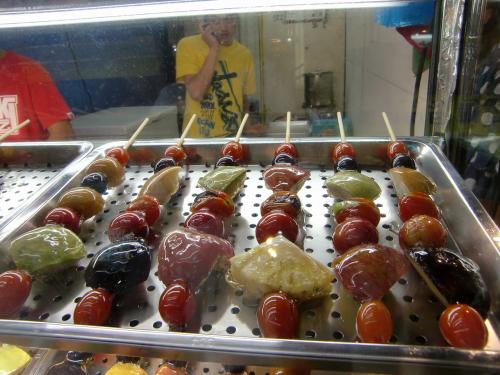 士林夜市＞フルーツ屋台２