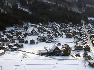 天守閣展望台より