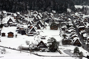 年末の白川郷