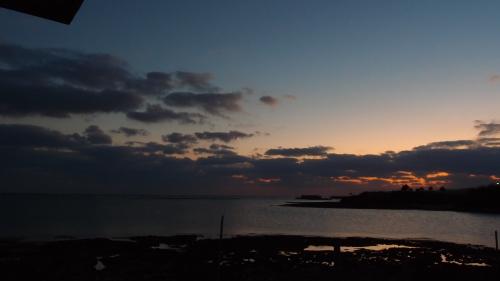 西の方を見ます