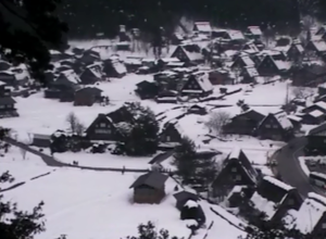 １月１３日 白川郷 ライブカメラより