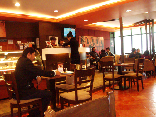 BRISTA LAVAZZA 店内