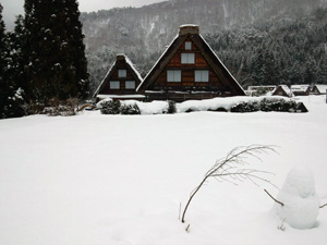 2月9日白川郷ライトアップ