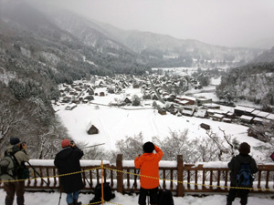 天守閣展望台 写真撮影 沢山