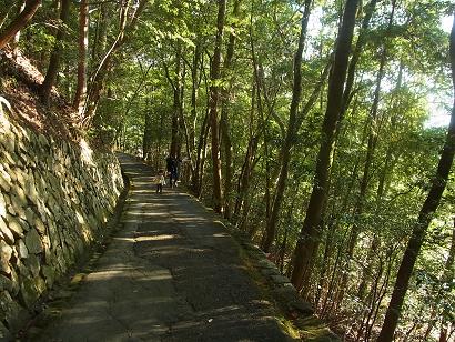 郡山城跡までの道のり