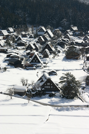 ライトアップは混み合う展望台