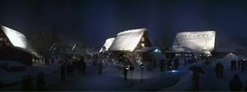 今シーズン最後１６日（土） 白川郷ライト