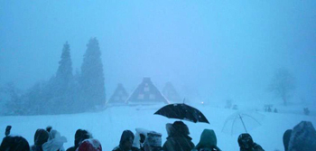 今シーズン最後１６日（土） 白川郷ライト