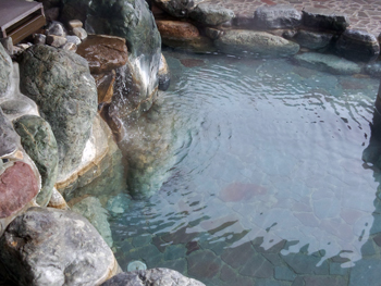 露天風呂でホッコリ