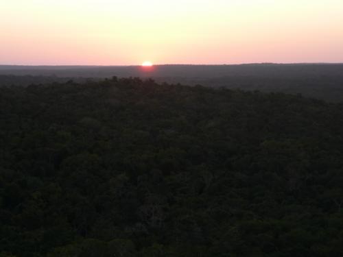 テンプルTigreの日没