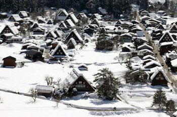 白川郷 冬