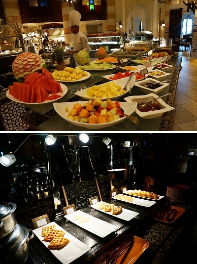 マディナ：2軒目朝食フルーツ