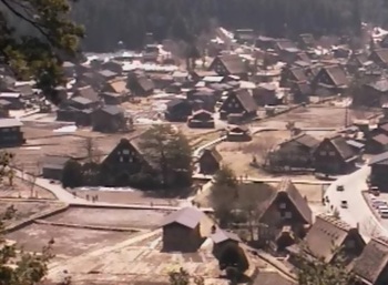 ４月５日 ライブカメラ 白川郷荻町合掌集