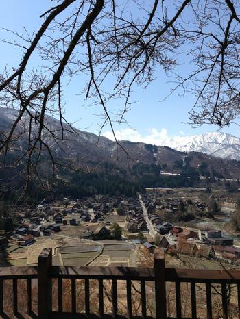 ４月１３日 土曜日 白川郷天守閣展望台 