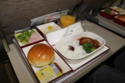 機内食、肉