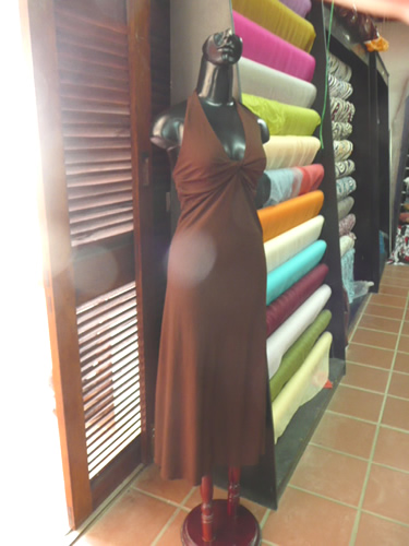 ヤーリー ブラウンワンピース