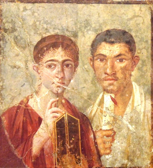 ポンペイ出土の夫婦像