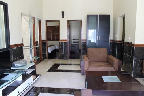 マンディ、部屋