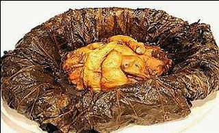 看板メニューの「乞食鶏」