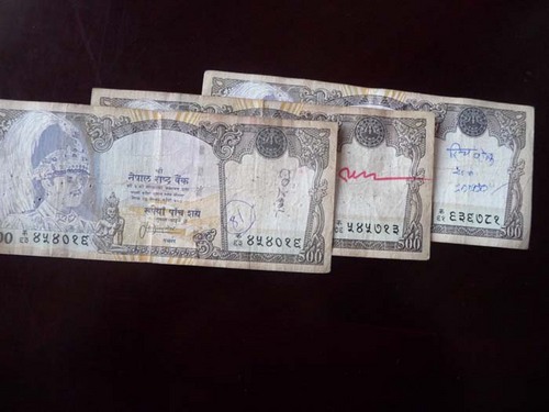 ネパールの紙幣３