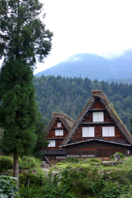 自然豊かな白川郷の地を秋の彩りを求め ５