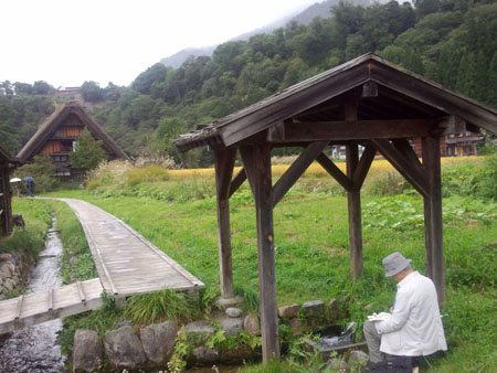 ☆秋の陽を浴びた稲架〜3