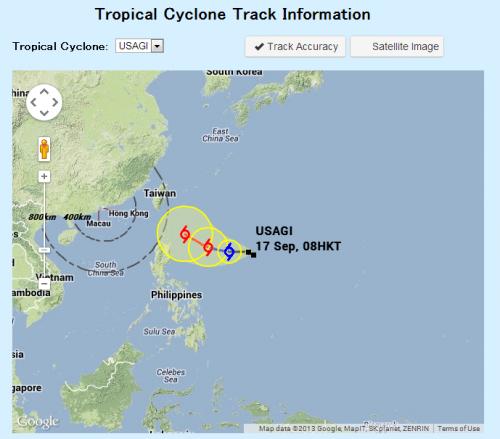 台風19号USAGI