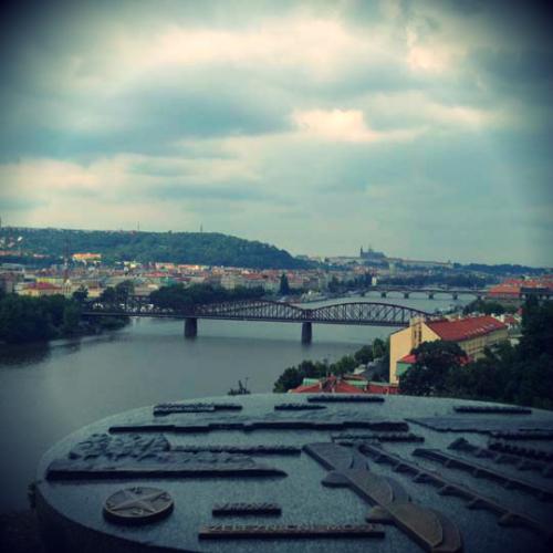 対岸からのプラハ城