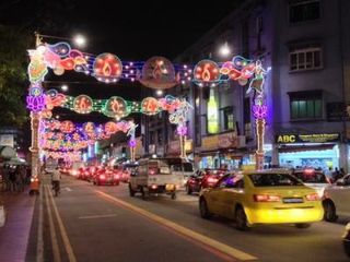 リトルインディアの「ライトアップ」1