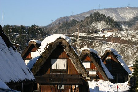 年末年始を冬真っ盛りの世界遺産 白川郷3