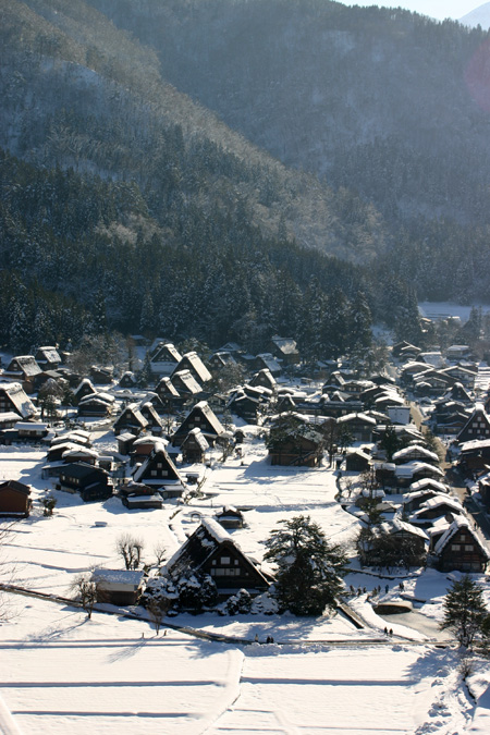 年末年始を冬真っ盛りの世界遺産 白川郷4