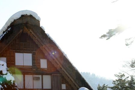 年末年始を冬真っ盛りの世界遺産 白川郷6