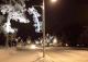 極夜のサーリセルカ。街燈のオーナメント