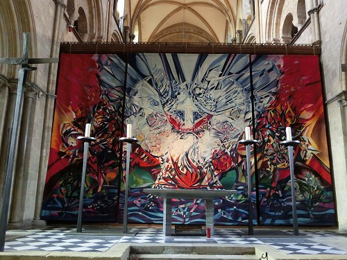 中央祭壇裏面、John Piper作