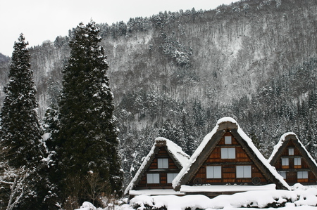 白川郷合掌集落〜今日はわずかな 8