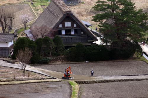世界遺産白川郷荻町合掌集落〜桜開花〜3