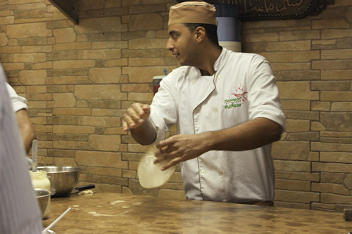 最初はこんなに小さかった生地が