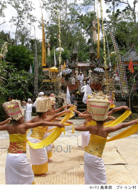 @バリ島東部 プトゥン村