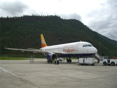ブータン国営ドゥルックエア機